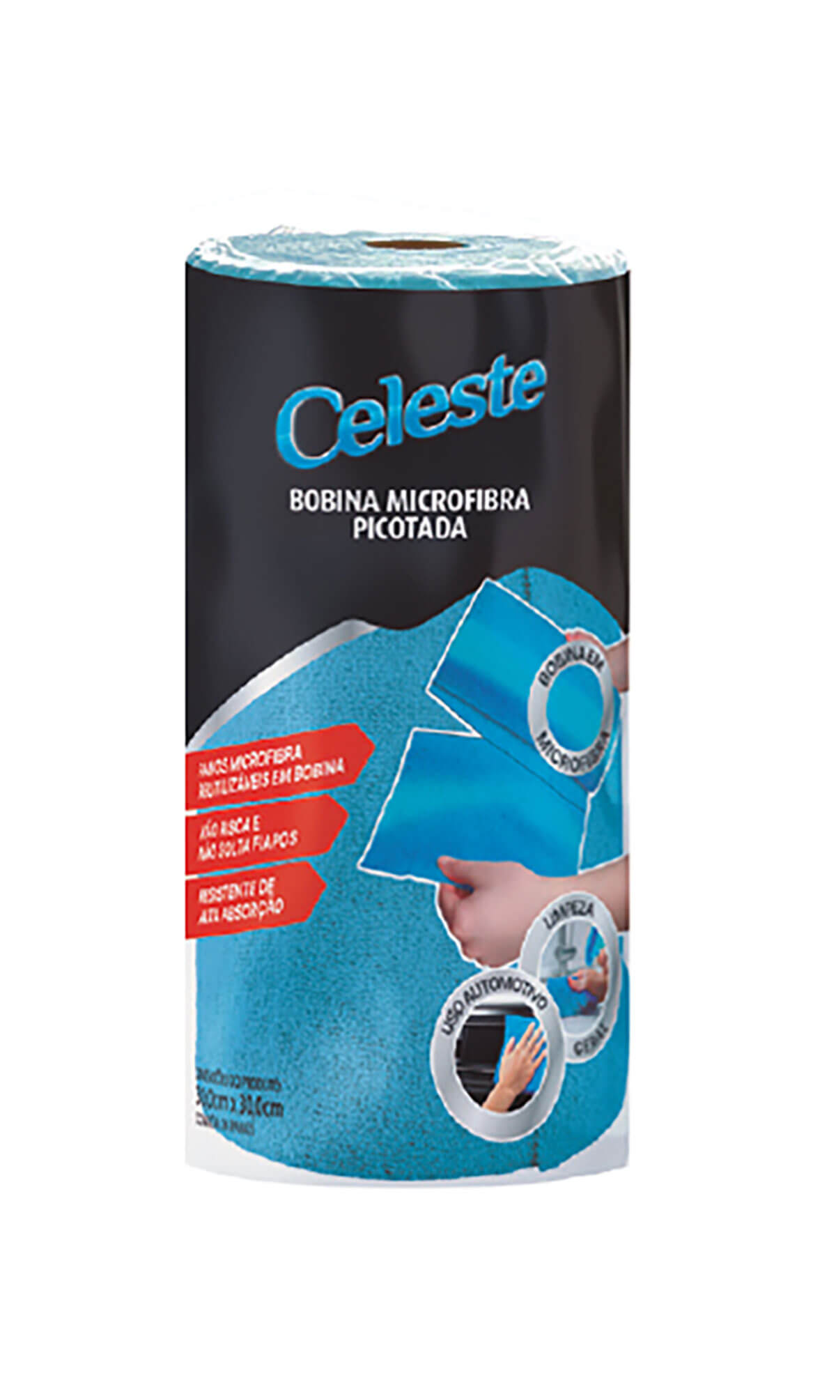 PANO MICROFIBRA MULTIUSO EM BOBINA