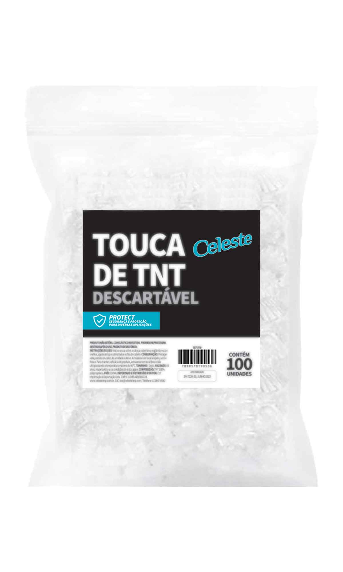 TOUCA DESCRATVEL EM TNT