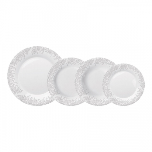 Pratos decorados opaline